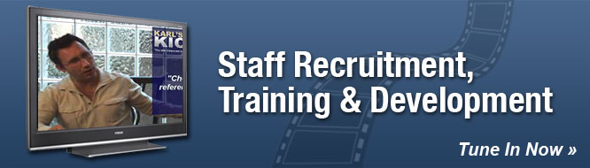 Staff Recruitment, Training and Development