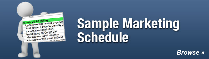 Sample Marketing Schedule