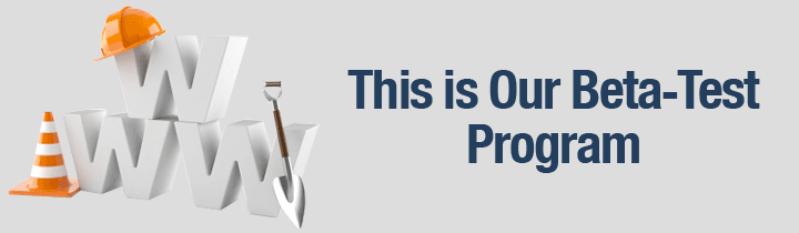 This is our beta-test program