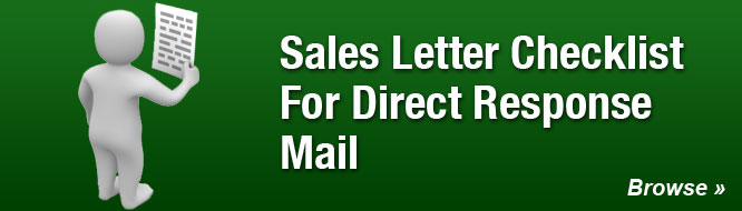 Sales Letter Checklist For Direct Response Mail