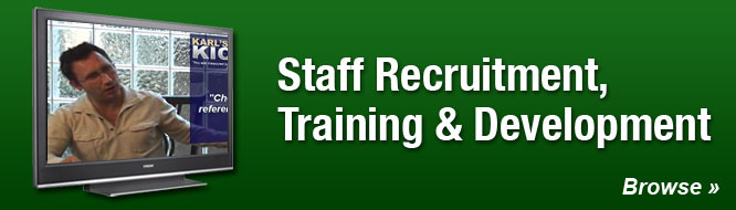 Staff Recruitment, Training and Development
