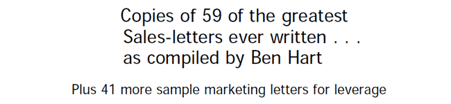 59 of the Greatest Sales Letters Ever Written