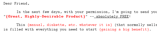 Direct Sales Letter With Offer