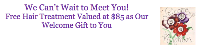 Hair Salon: "Congratulations On Moving Into Your New Home!" Letter