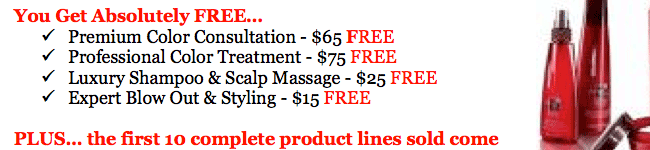 Hair Salon: New Product - Platinum Package Letter