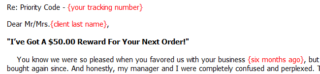 Reactivate Old Client Letter