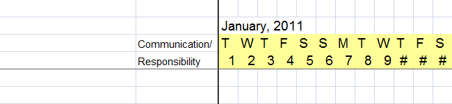 Sample Marketing Schedule